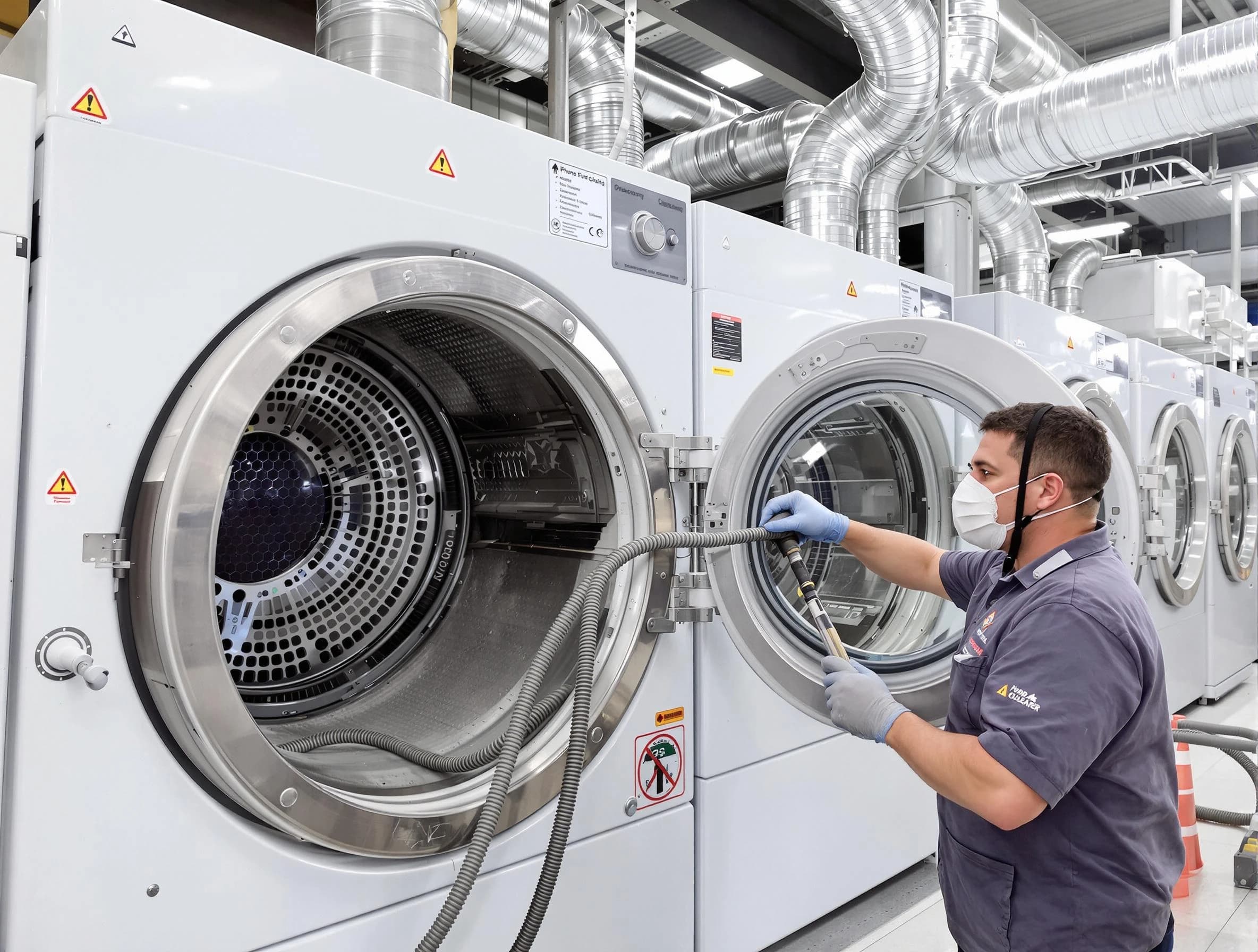 Industrial-grade dryer vent cleaning by Edgewater Dryer Vent Cleaning in Edgewater