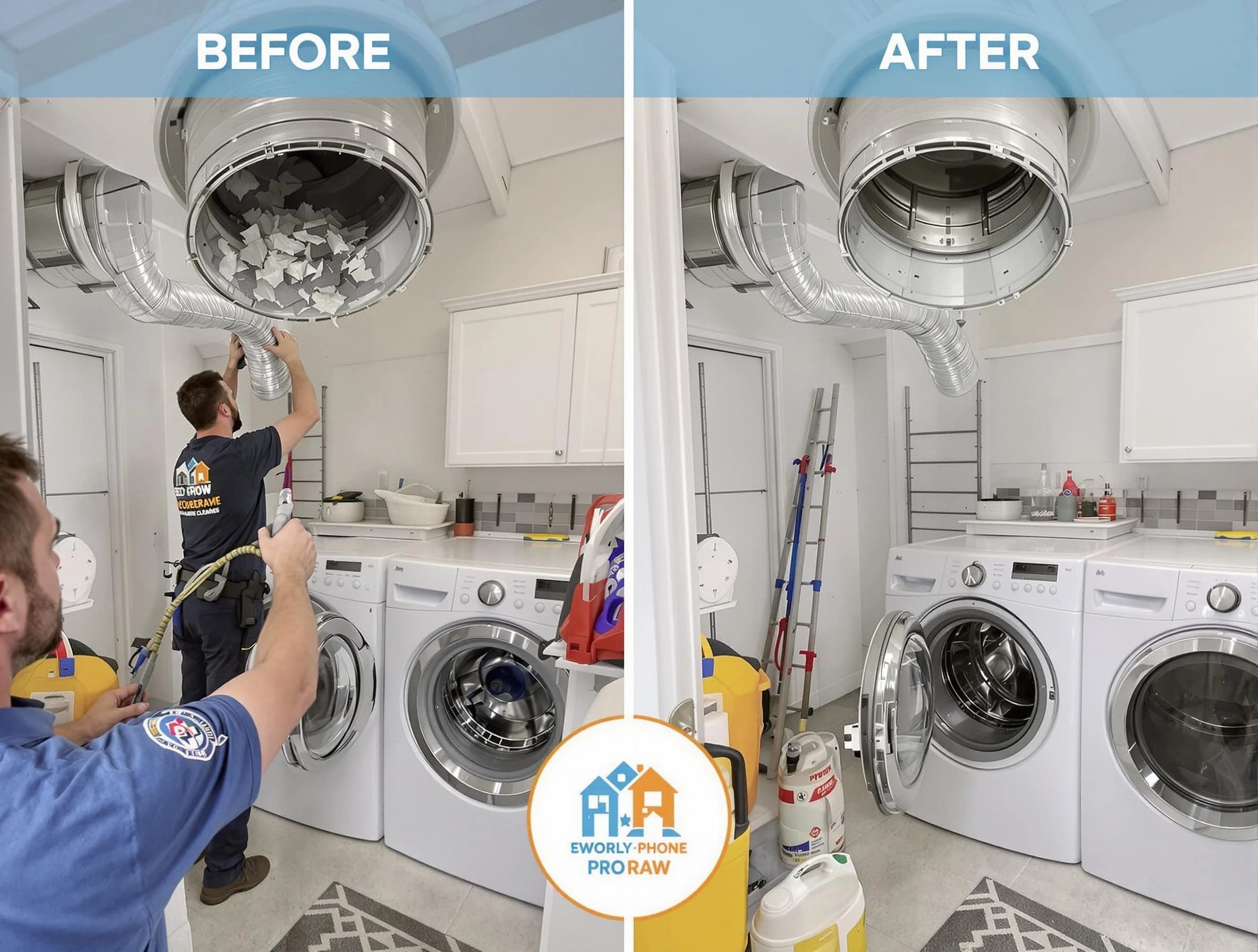 Residential dryer vent cleaning by Edgewater Dryer Vent Cleaning in Edgewater